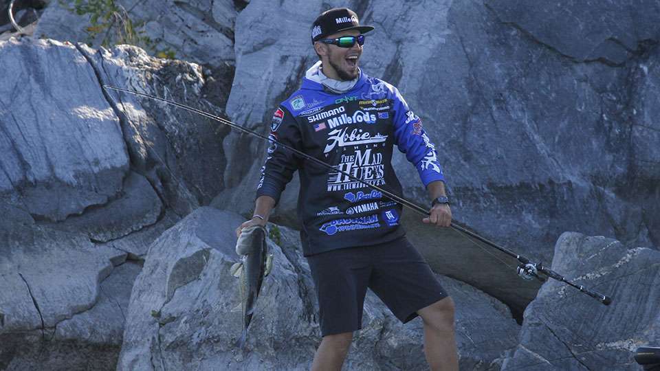 You can see the love for the sport and the excitement he gets from fishing with his reaction here.