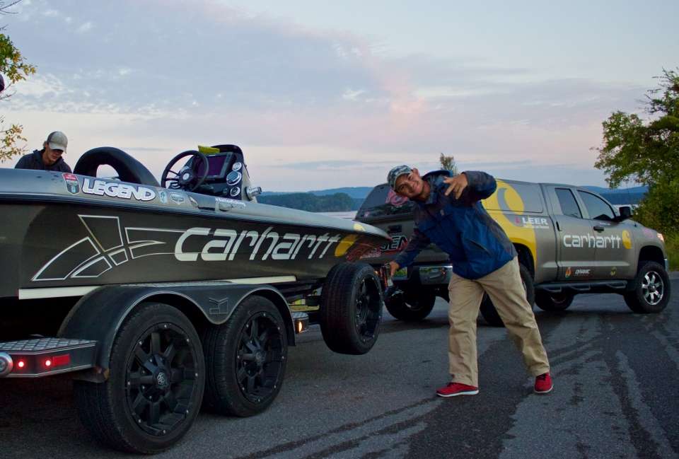 Even though he knew Lake Guntersville was fishing tough, Jordan Lee was excited to get on the water.
