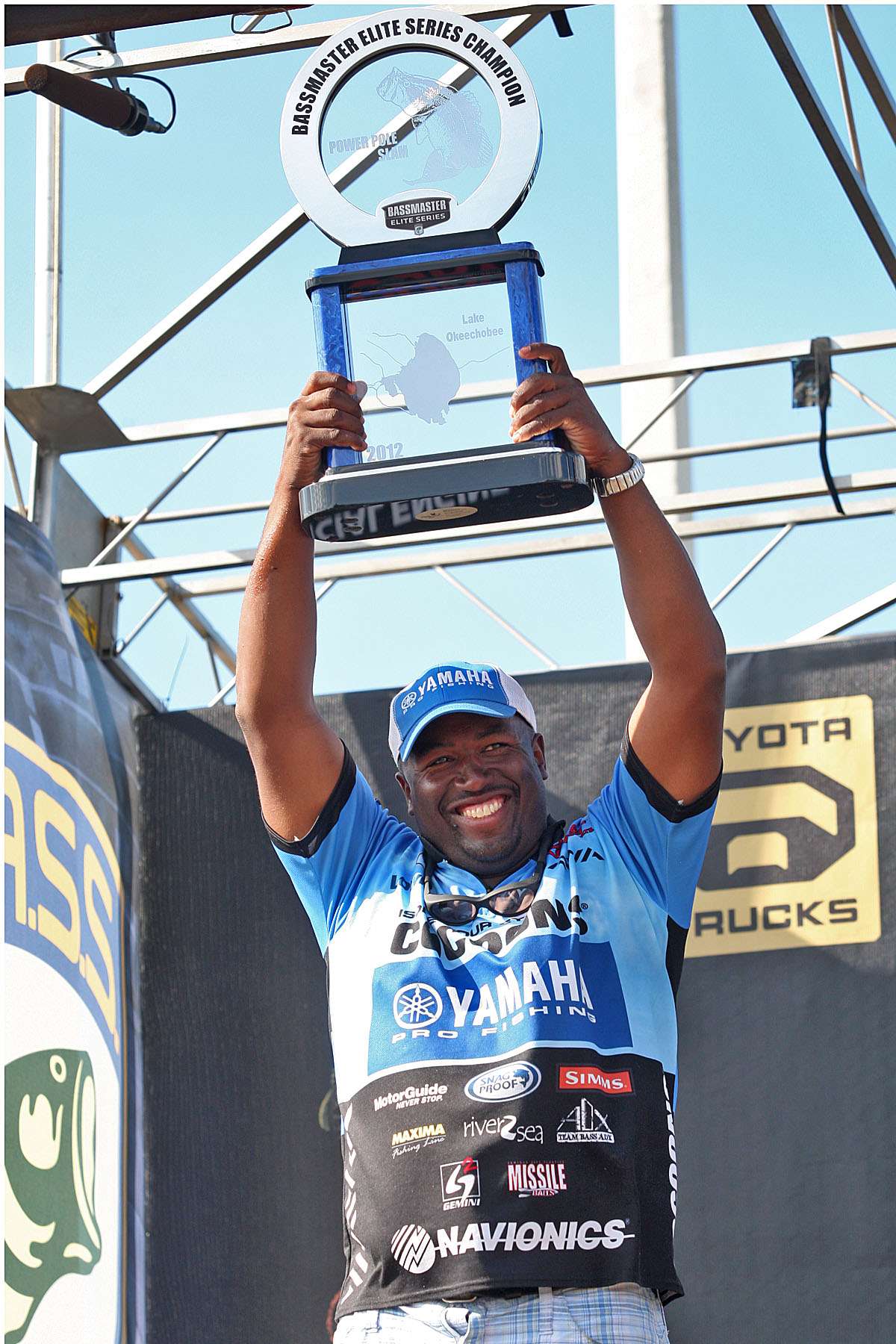 <b>The Elite on Okeechobee, March 2012</b><br>

This one rates second place because of the total weight it took for me to win. At 108 pounds, 5 ounces we showed the bass fishing world that it can be done, and that Okeechobee is still in the running for overall big bass honors.
<p>
Itâs the only tournament that I can remember where I culled 5-pound bass, one after the other. I can still remember having 34 pounds, 5 ounces in my livewell by noon on the first day. Where else in the world can an angler do something like that?
