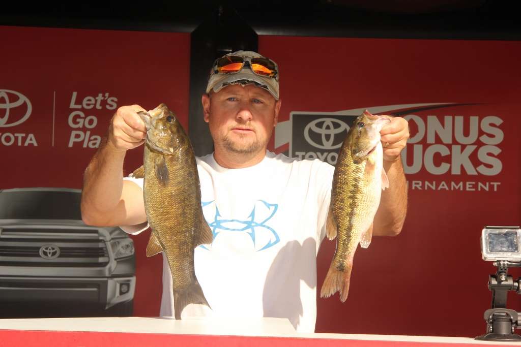 Dave Jena and Michael Drake brought a variety of species to the scales for a 26th place finish.