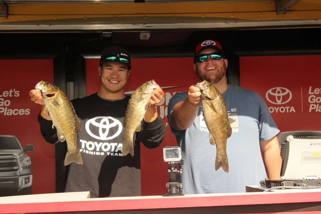 Accomplished anglers Stephen Mui and Mike Butler ended up 17th.