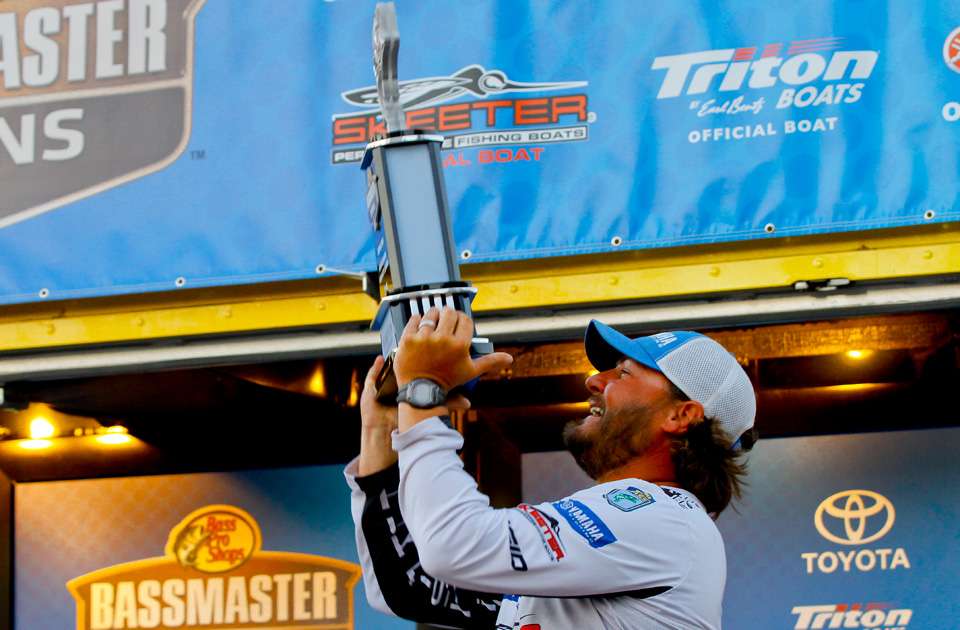 Crochet will head to his fourth Bassmaster Classic appearance in March. He spoke, with obvious relief in his voice, to emcee Chris Bowes about his difficult year on the Elite Series.