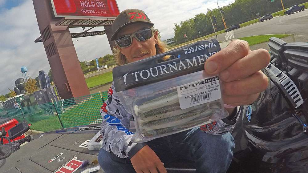 He'll also keep small swimbaits on-hand for casting or even rigging on the drop shot. 