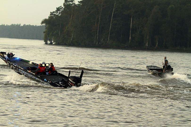The Go-Devil powered boat will go where no fiberglass rig can.