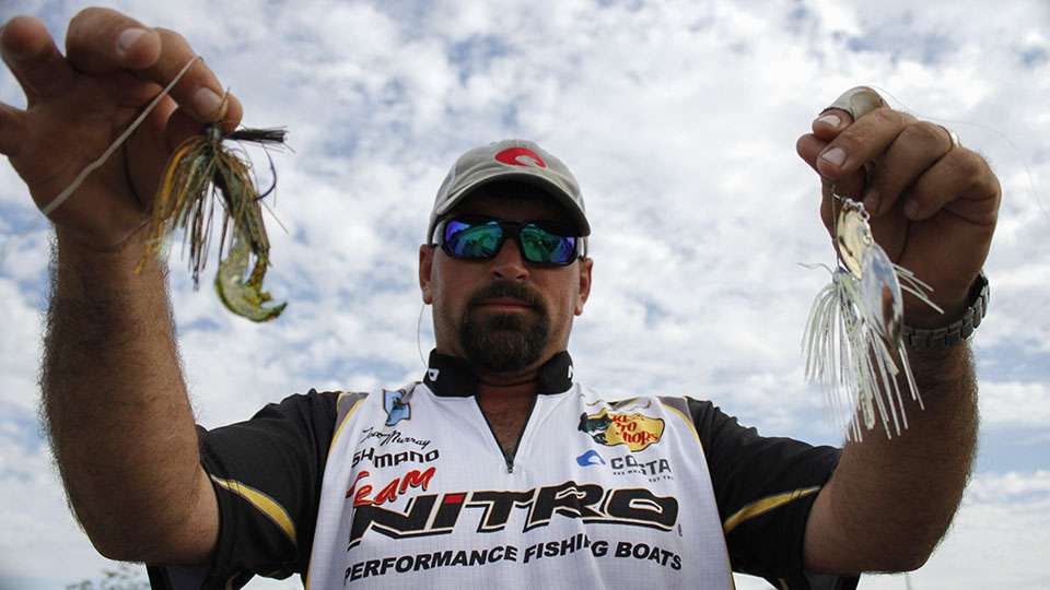 2. Todd Murray <br>
Murray lost to just one angler this week, but his two-bait approach was between a slow moving bait and reaction lure.