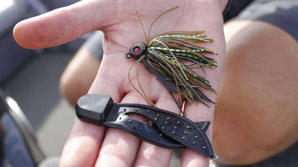 One was a Talon Lures Billy Mac jig with a Zoom Super Chunk trailer.