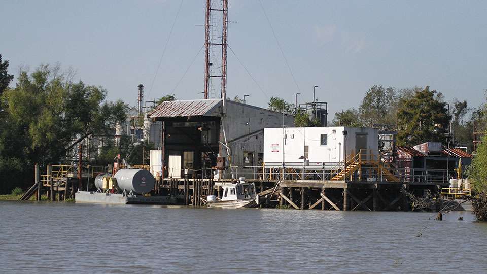 There are multiple pump stations on the Atchafalaya Basin and they pop up in the middle of nowhere at times.
