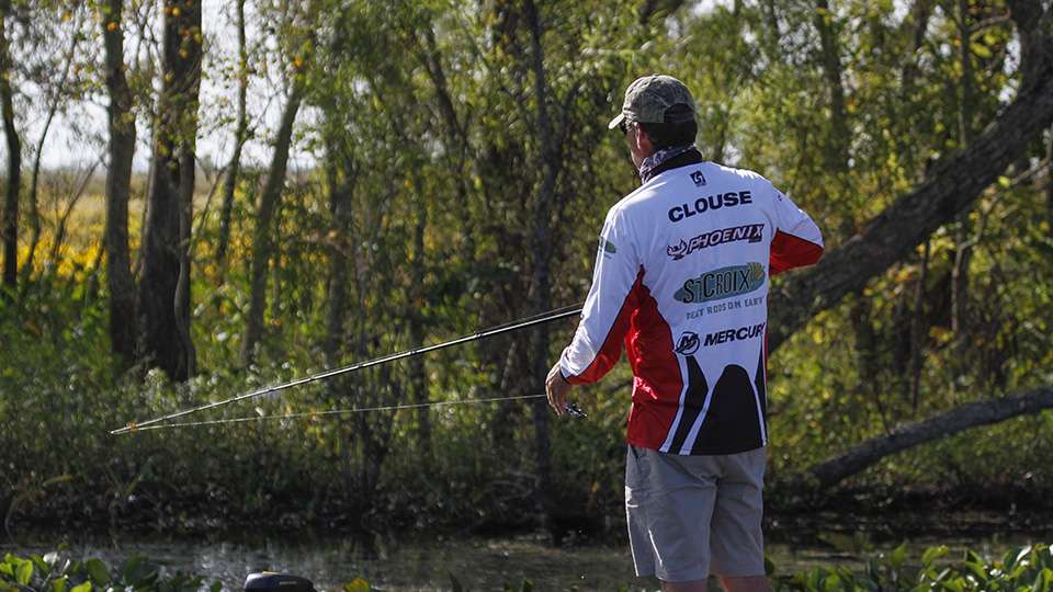 Clouse had a great Day 1 with 12-12 and was in 17th place.