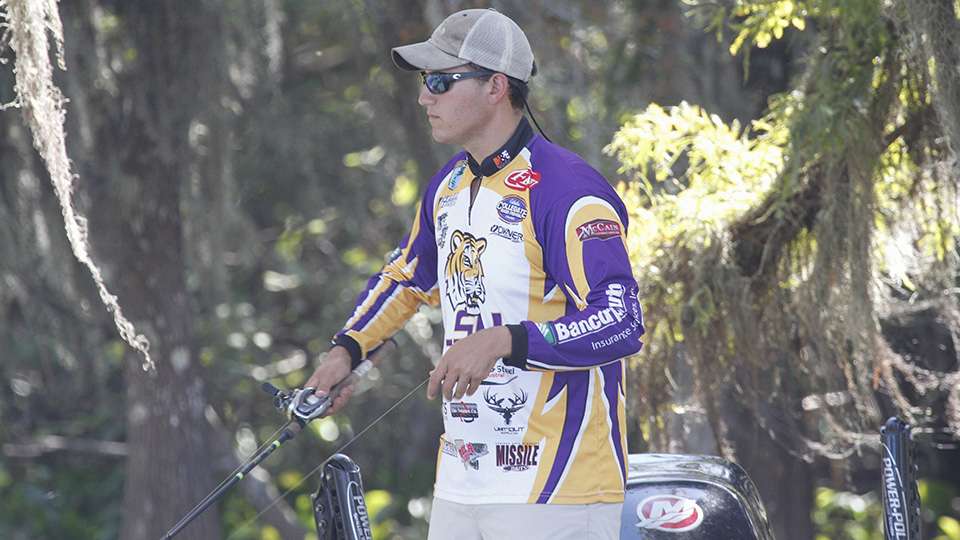 Sparks snuck into the Top 12 in the final spot, but will surely move up with his solid three fish.