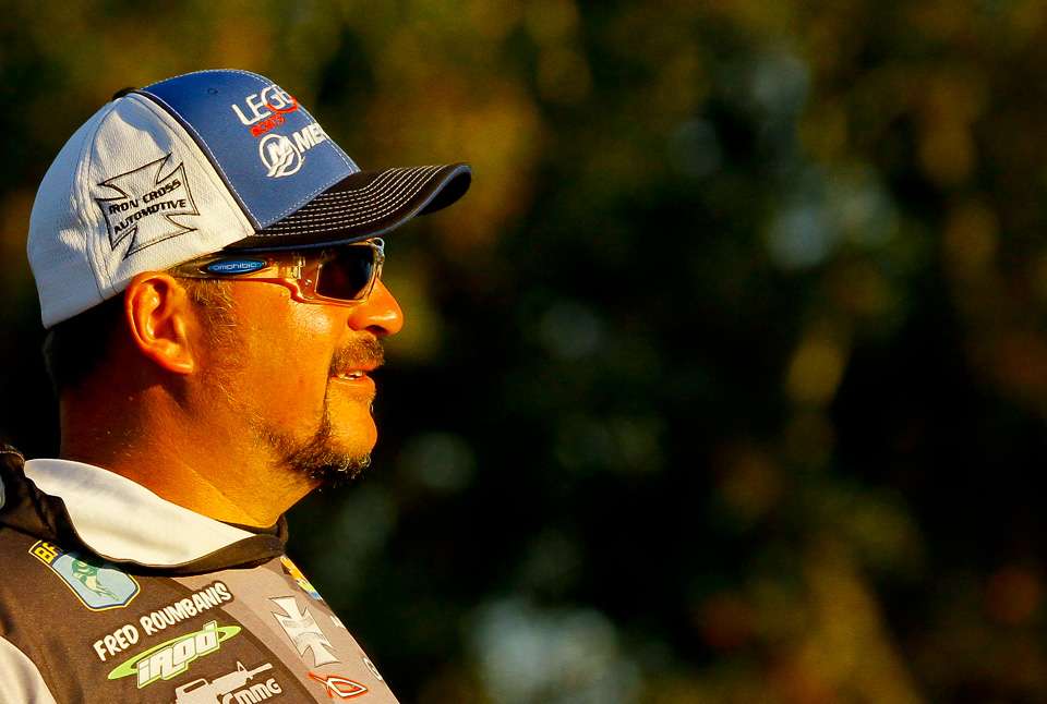 Roumbanis failed to qualify for the 2016 Bassmaster Classic through the Elite Series, but can make it if he wins today. 