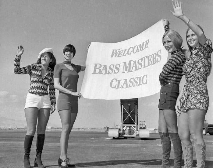   <b>1971 BASSMASTER CLASSIC:</b> By 1971, B.A.S.S. was looking for a way to truly crown a world champion. Ray Scott did that by creating the Bass Masters Classic (Bassmaster was two words then). Scott took the top 24 finishers in the fledgling B.A.S.S. circuit to Lake Mead for the inaugural event, a location that was kept a secret and only announced while 10,000 feet in the air. 