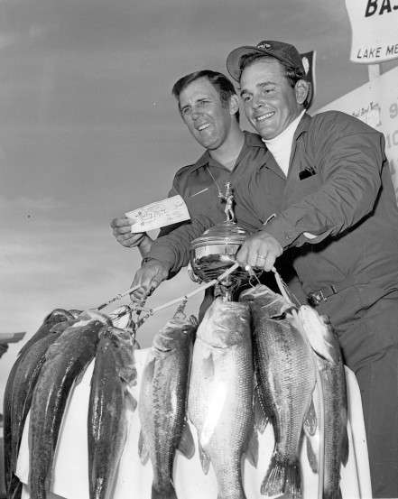   Murray was consistent enough to bring in 43-11 over three days with limited tackle. Anglers were only allowed to bring four rods and reels and 10 pounds of tackle. They fished out of identical Rebel Fastback bass boats powered by 90 hp MerCruiser inboard-outboards that could run as fast as 37 mph.