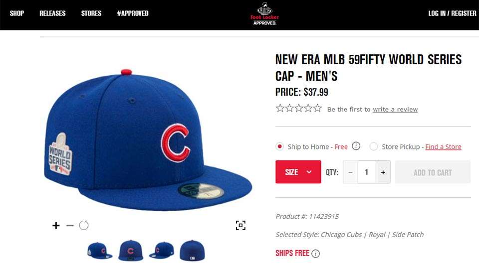 You would want to keep your hat nice if you had to pay retail. This is a really nice fitted cap, and collection quality, but at $37.99 (before Cubsâ World Series title), you might not want to wear it out on the water.