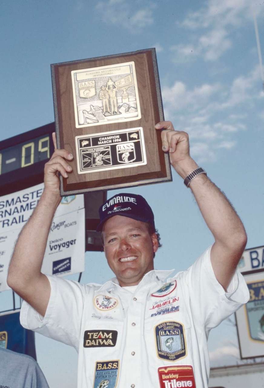 Hite won his first event in 1994, the Alabama Invitational on Lake Eufala. His $35,000 payday topped his previous best of $30,000 for taking fourth in the MegaBucks the year before.