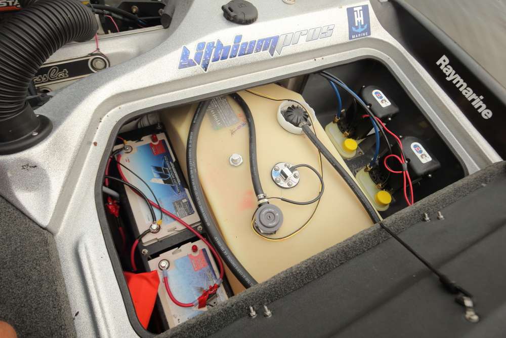 Crews runs three Lithium Pro batteries. 