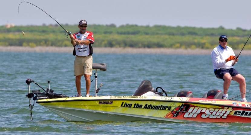   Elias averaged almost 7 pounds for the 20 bass he brought to the scales in Zapata, Texas, rallying from fifth place on the final day. âI had the best day on the water that I've had in 32 years of tournament fishing,â said Elias, the 1982 Classic winner.