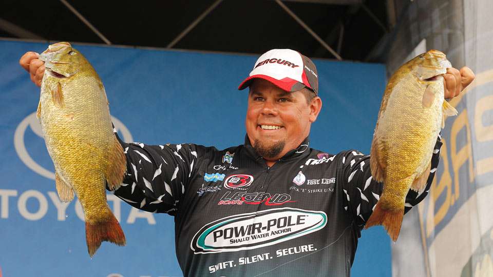   <b>2013 ST. CLAIR ELITE:</b> In what fishing pundits called the stunner of the century, shallow-water specialist Chris Lane conquered the northern smallmouth waters of Lake St. Clair to win his first Elite event and qualify for a hometown Classic. But that wasnât the only strange occurrence in Detroit. 