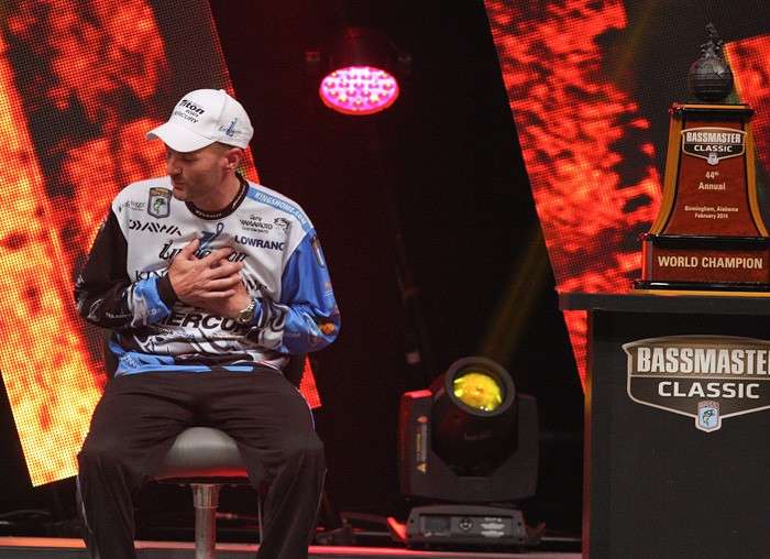   
<b>2014 BASSMASTER CLASSIC:</b> Randy Howell listened to a voice that told him to change course to Spring Creek, where he experienced âa day of a lifetime.â There he caught bass after bass and won the Classic by a pound.