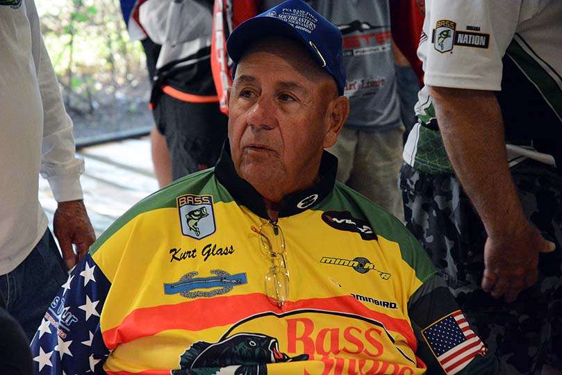 Also here is Kurt Glass, the Paralyzed Veterans of America Angler of the Year. 
