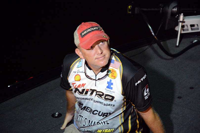 Danny Grantham of Alabama is eighth place overall with 11-12. 