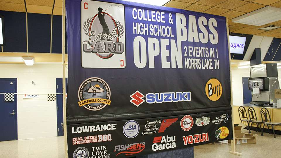 Bassmaster Elite Series pro Brandon Card organized his first ever College and High School Bass Open on Norris Lake on November 5, 2016.