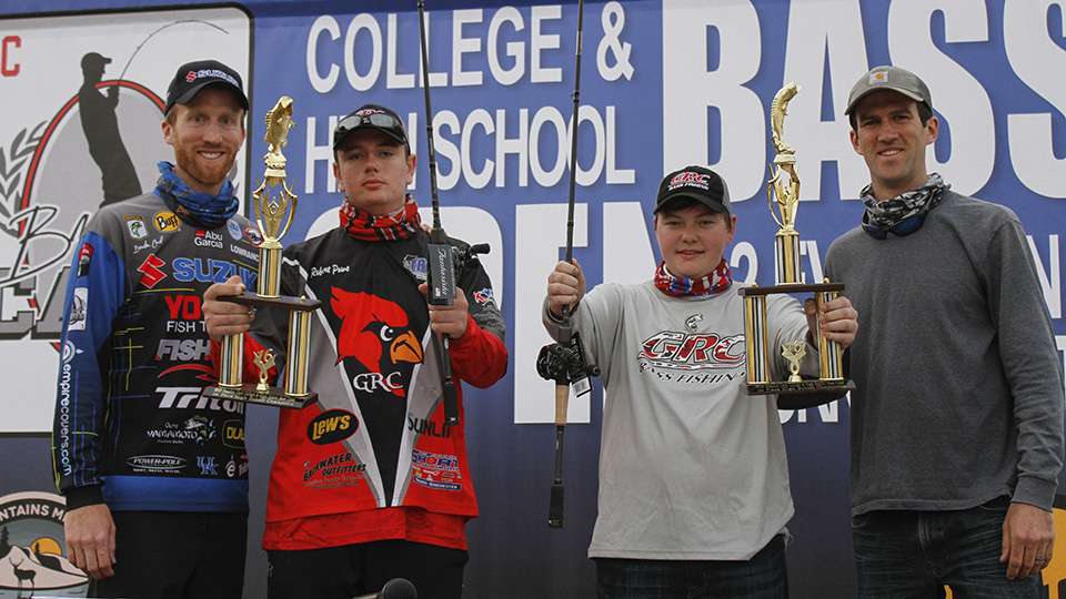 They also both received a trophy and an Abu Garcia Fantasista combo, which is their brand new line of rods.