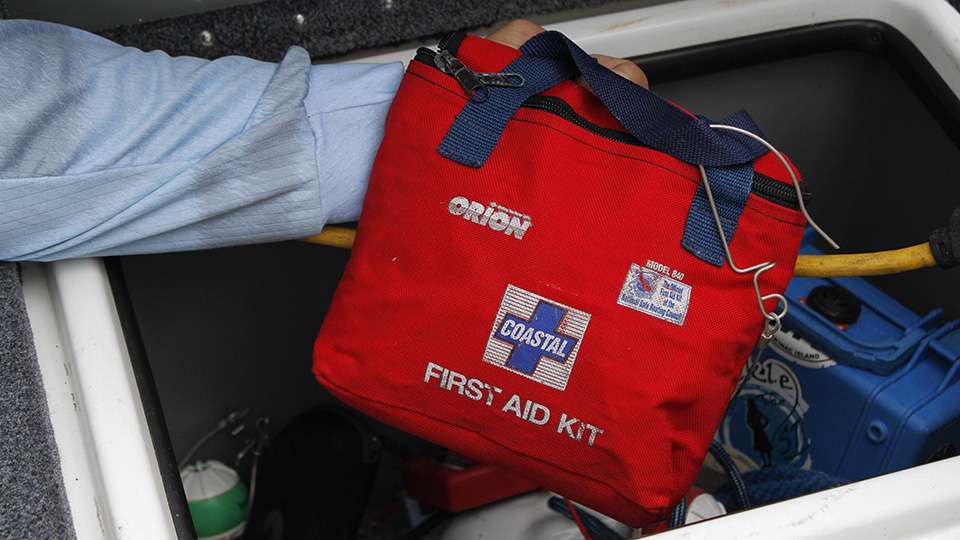 You never know when you could need a first aid kit on the water.