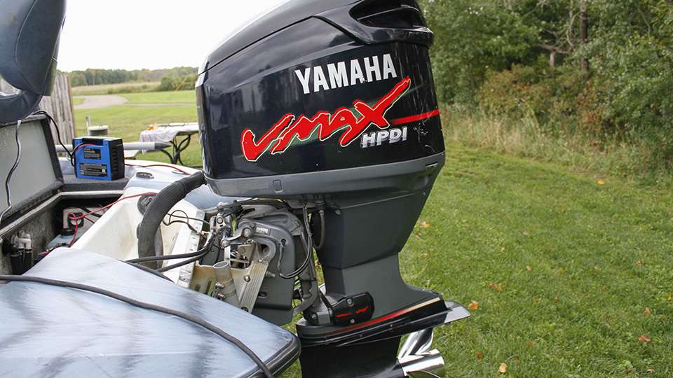 His boat was powered by a Yamaha 225 horsepower VMAX HPDI.