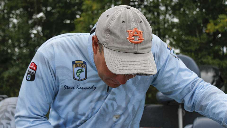 A final accessory that Kennedy always has with him is his Auburn University hat. As a die-hard Tigers fan, Kennedy sports his fandom on the water.