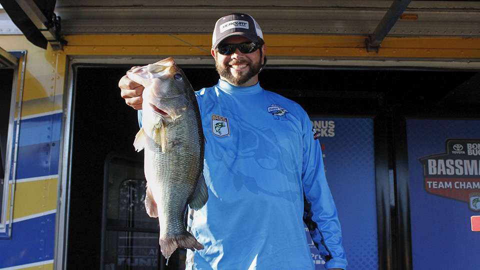 Samuel Fish (pictured) and Justin Hamner of the Alabama Bass Trail (95th, 5-9)