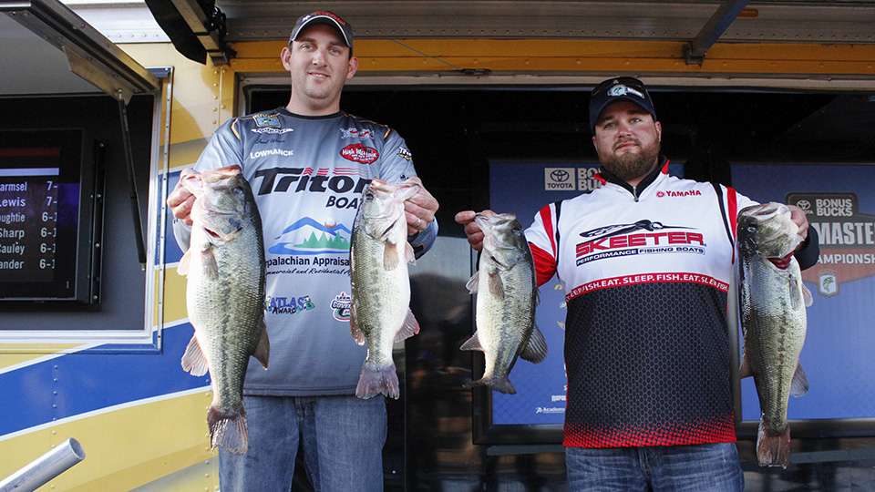 Ken Thompson and Brad Weese of Anglers Choice (1st, 24-10)