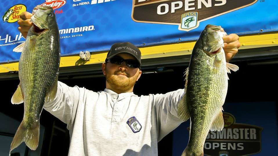 <h4>Jesse Wiggins</h4>
Jesse Wiggins has only fished in seven B.A.S.S. events, but he made them count. With finishes of 36, 1 and 11, he is headed to the 2017 GEICO Bassmaster Classic and the 2017 Elite Series. 