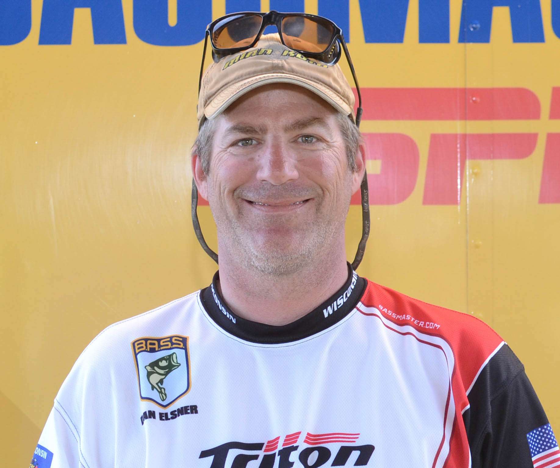 Daniel Elsner <br>
Wisconsin Nonboater <br>
Daniel Elsner owns two businesses, Construction Specialists and Get Bit Baits. The Great Lakes Bassmasters member likes video games, movies and music. This championship will be his first. Elsner is sponsored by Get Bit Baits, RPM Custom Rods and Dirty Jigs Tackle. 
