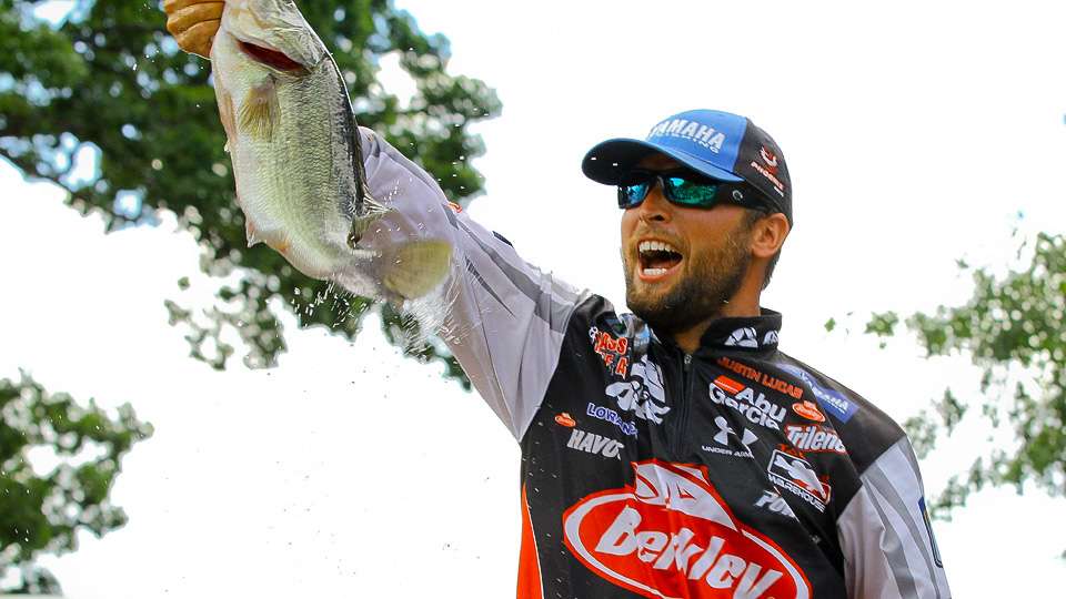  Justin Lucas took the lead on Day 1 on the Potomac and won wire-to-wire...