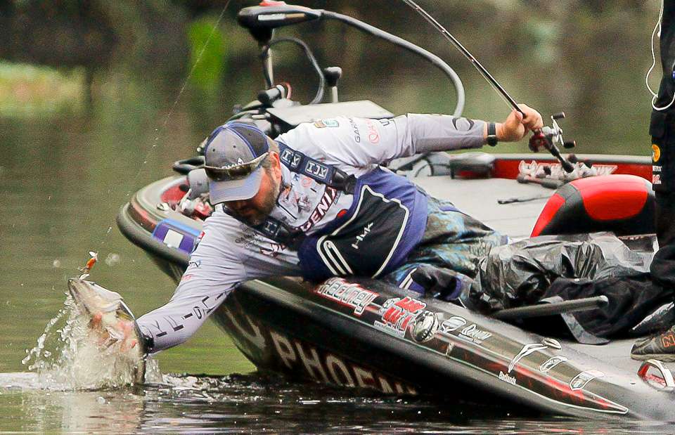  During practice, he had found several fish in the canal on beds, but felt there was no way it would up for four days. His strategy of saving that canal for the final day paid off with several key fish, including this one.  