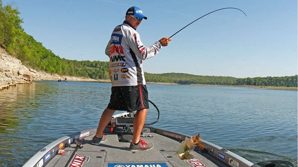 After three days of fishing and a steady climb to the top of the leaderboard, Randall Tharp held a narrow 6-ounce lead going into the final day held on Norfork. 