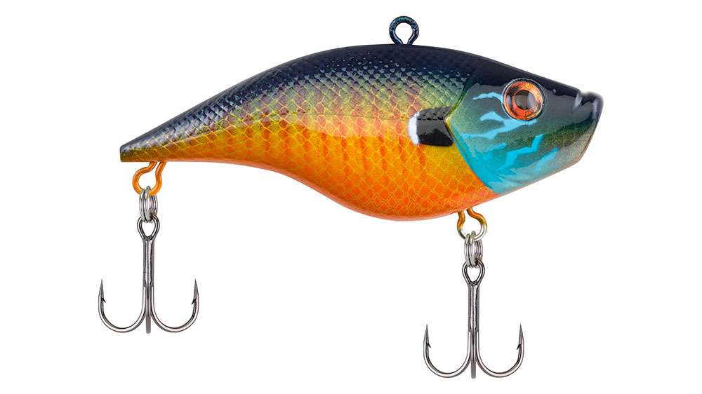 <b>Berkley Warpig</b><br><br>
The lipless crankbait produces an aggressive action, but easily deflects structure thanks to the blunt noses. The sinking lure also produces maximum flash, sound and vibration. $6.95
<br><br>
<a href=