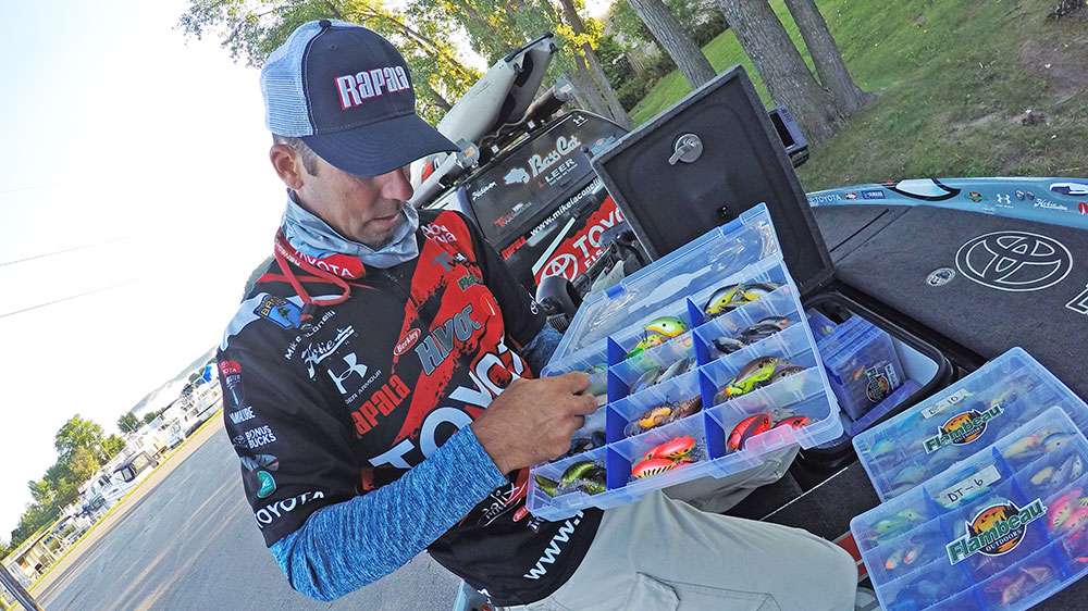 Iaconelli says the DT series of cranks from Rapala are a huge part of his game plan on a regular basis. 