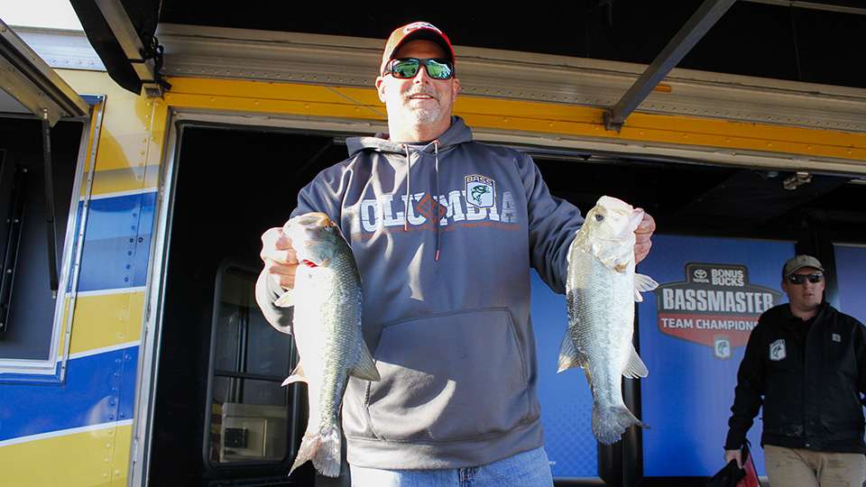 Trevor Prince (5th, 4-12) All 6 anglers compete again on Saturday to crown the champion.