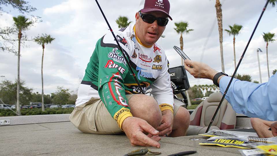 Scott Canterbury<br> âI focused mainly on sight fishing all week using two lures,â said Scott Canterbury. 