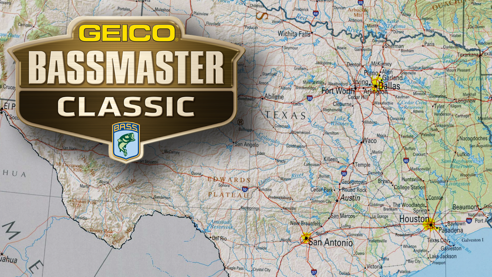 With the 2017 GEICO Bassmaster Classic scheduled for Houston, Texas, and Lake Conroe March 24-26, itâs only fitting that we put the state in perspective as it relates to fishingâs greatest championship. After all, Texas is the most important state of all when it comes to the history of the Classic.
<p>
<em>Captions: Ken Duke</em>
