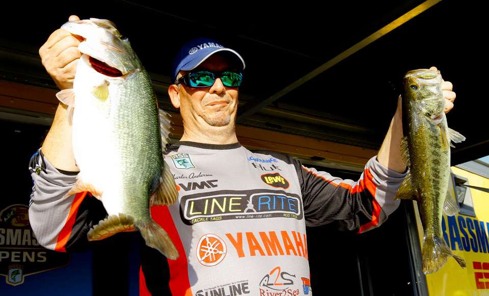 Charles Anderson, co-angler (4th, 19-0)