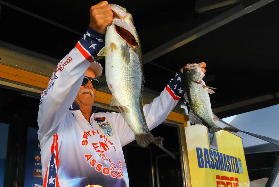 Larry Maring, co-angler (9th, 16-8)
