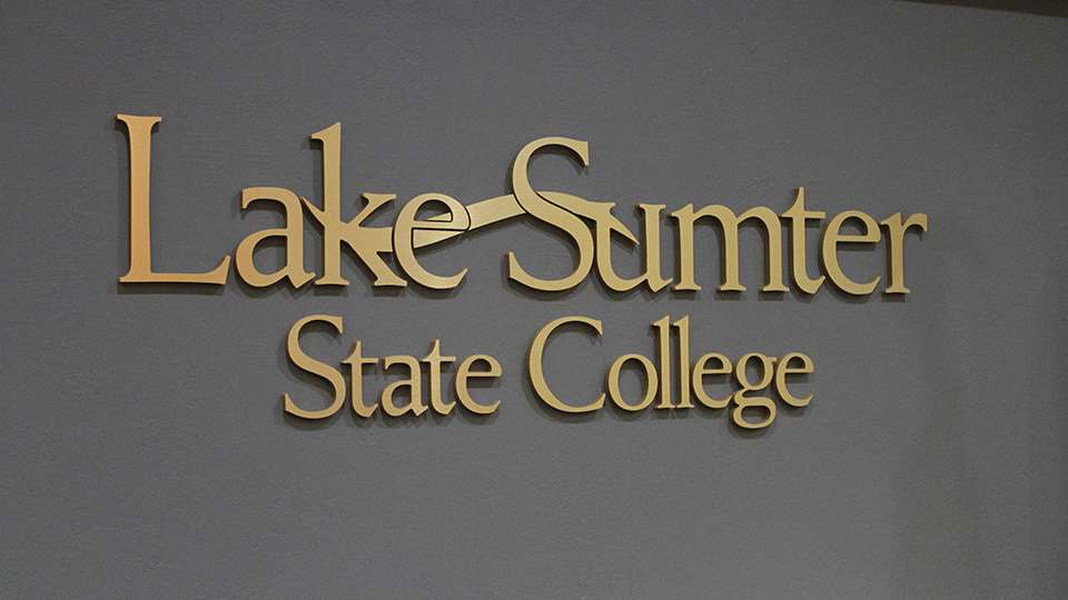We were nestled between Lake Eustis, Harris and Griffin while on campus at Lake Sumter State.