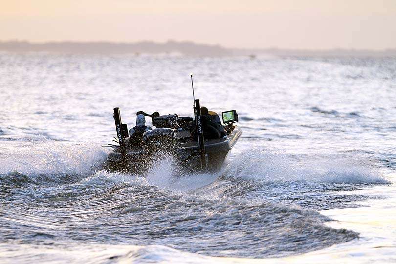 Today is cut day as all but the Top 12 boaters and co-anglers will fish on the final round. 