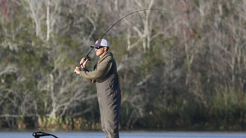 Robinson kept casting and looking for his second fish.