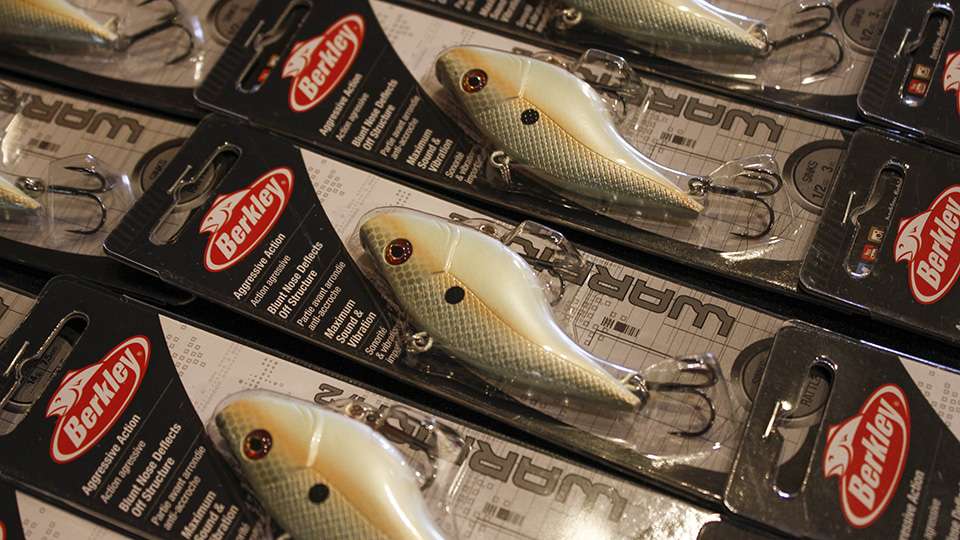 This event featured the War Pig, which is their lipless crankbait. A lipless crankbait is great during the prespawn time of the year and especially around grass.
