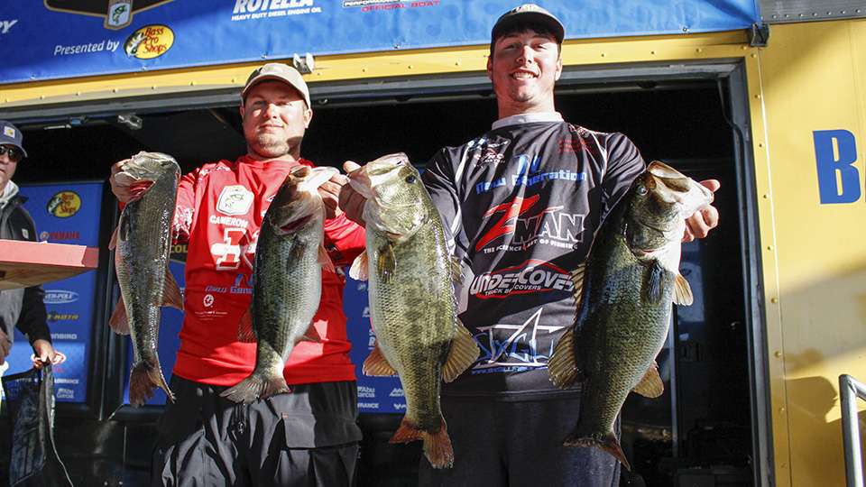 Tyler Rivet and Cameron Naquin of Nicholls State (9th, 20-6)