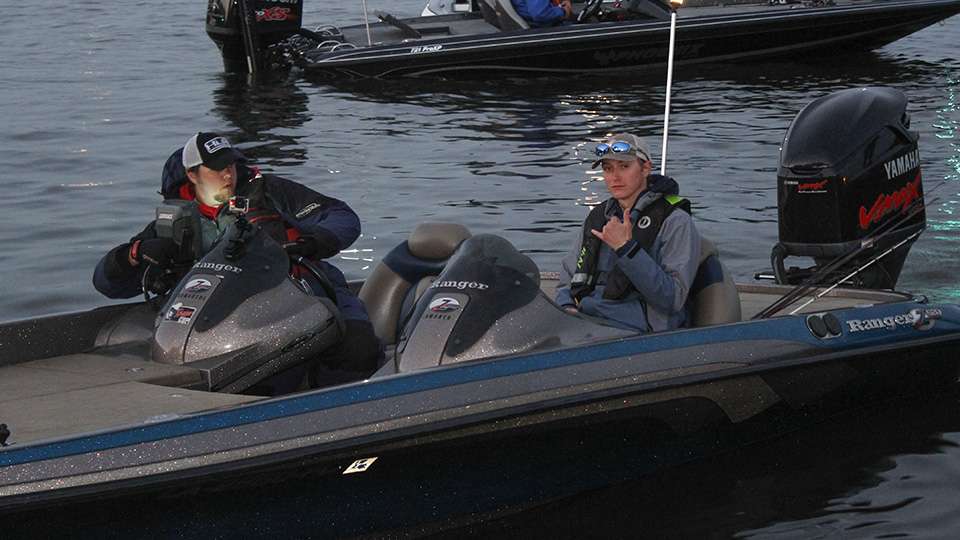 Tyler Craig and Spencer Lambert shared the Day 1 lead and were excited to get back out on Sam Rayburn.