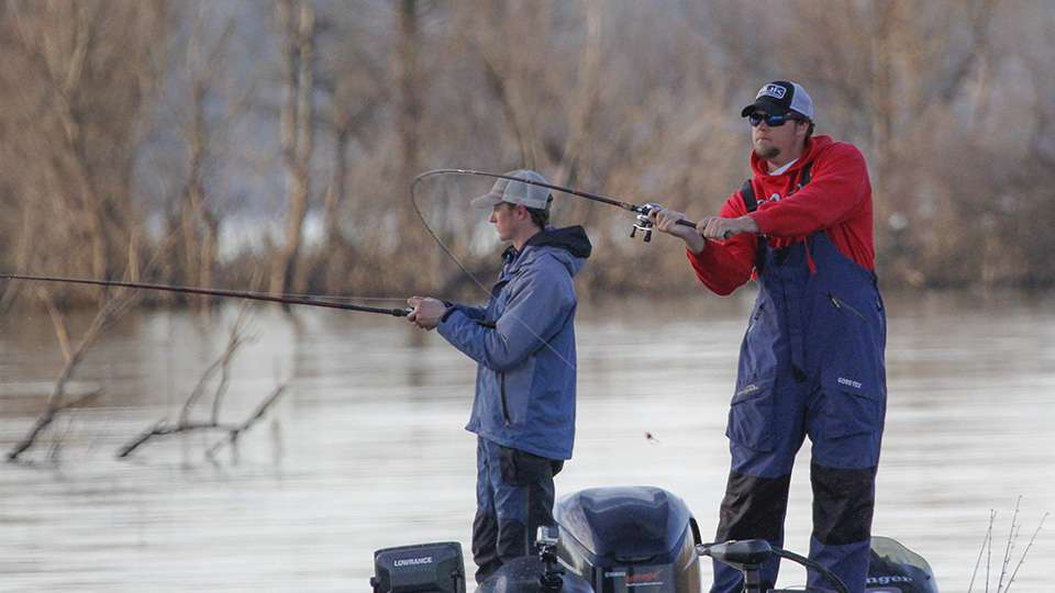 Craig and Lambert caught 24-8 on Day 1 and were tied with Sam Houston State's Dillon Harrell and Dustin Moreno.